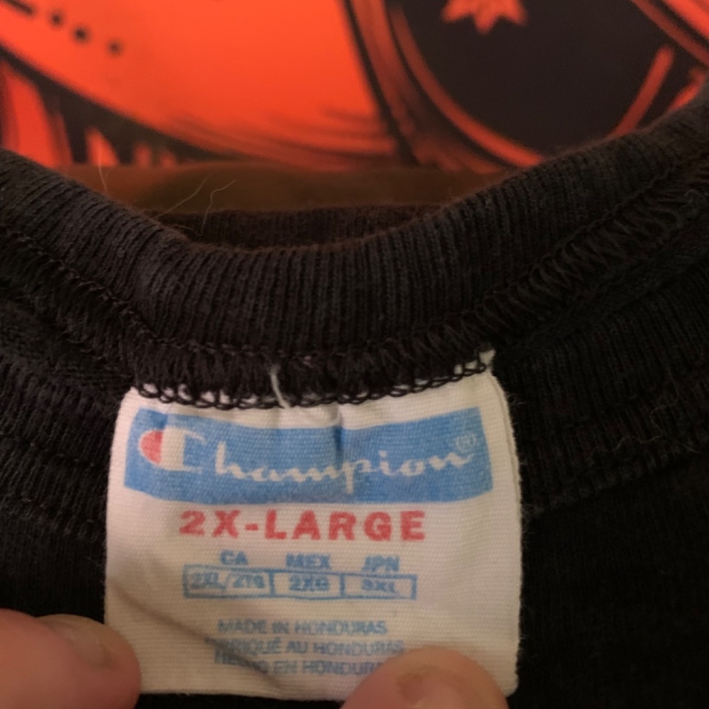 Mens Champion shirt size xxl black - Picture 2 of 3